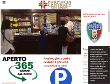 Tablet Screenshot of farmaciacentralesganga.com